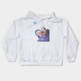 Birth Of Jesus Nativity Design Kids Hoodie